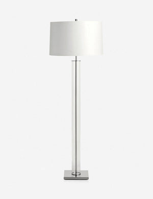 Norman Floor Lamp by Arteriors, Polished Nickel