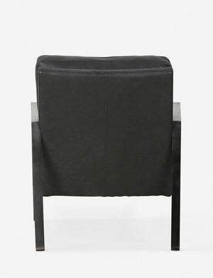Oba Leather Chair, Umber Black