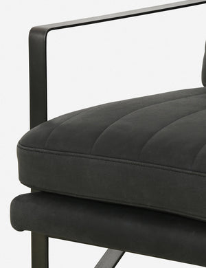Oba Leather Chair, Umber Black