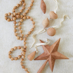 Beechwood Ornament (Set of 5)