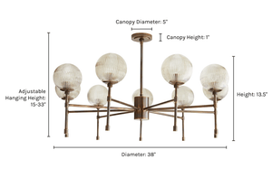 Osborne Chandelier by Arteriors