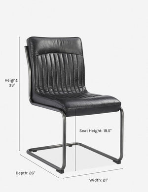 Brixton Leather Dining Chair (Set of 2)