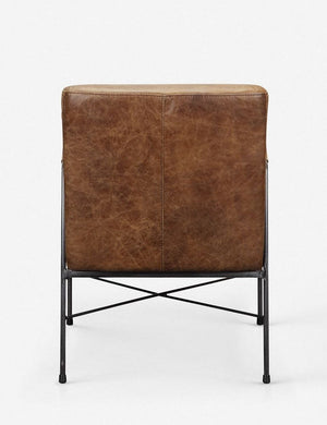 Ivie Leather Accent Chair