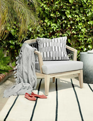 Playa Indoor / Outdoor Club Chair, Platinum