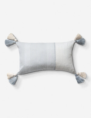 Renata Lumbar Pillow, Powder Blue