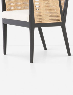 Jeni Dining Arm Chair, Black