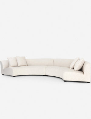 Saban 2-Piece Curved Sectional Sofa OLD