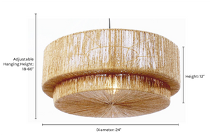 Sayan Pendant Light, Natural