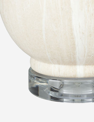 Octavia Table Lamp, Tan