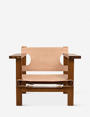 Inya Leather Accent Chair