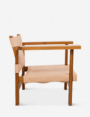 Inya Leather Accent Chair