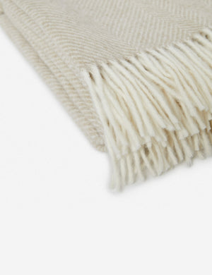 Sutton Wool Throw with Leather Carrier