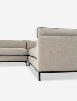Fritzie Corner Sectional Sofa, Natural
