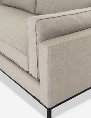 Fritzie Corner Sectional Sofa, Natural