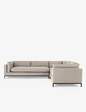 Fritzie Corner Sectional Sofa, Natural