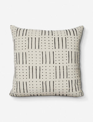 Abedi One-of-a-kind White Mudcloth Pillow