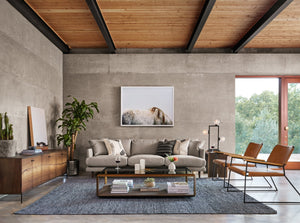 Rora Media Console, Medium Oak