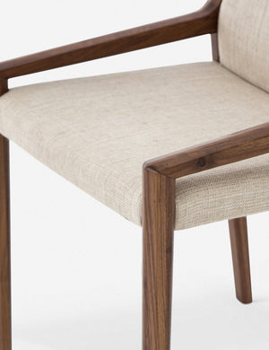 Edette Dining Chair, Walnut Oak