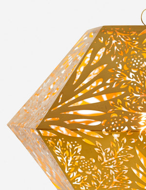 Morris & Co. Marigold Hexagonal Pendant Light