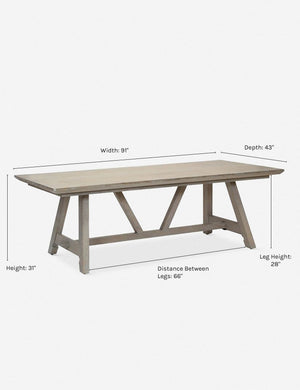 Morris & Co. Kelmscott Dining Table
