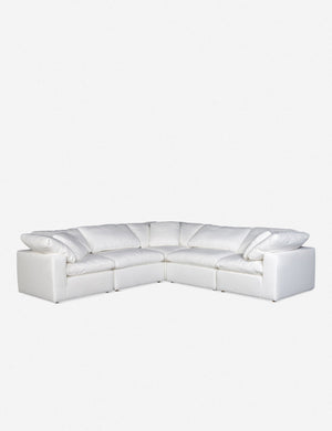 Jacques Corner Sectional Sofa, Cream